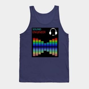 Best design sound engineer audio engineering Tank Top